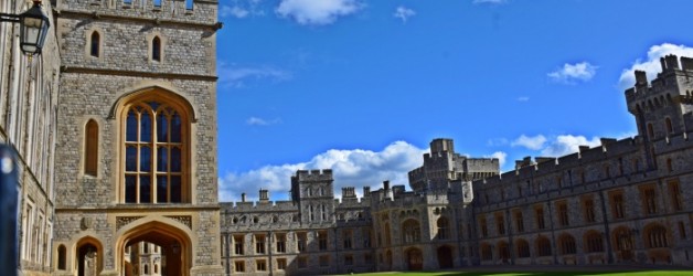 le château de Windsor, la cour haute