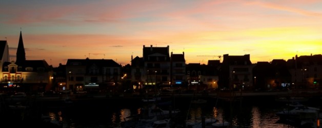 coucher de soleil sur le port coucher de soleil sur le port: