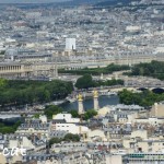 le ciel de PARIS vu du Jules Verne Tour Eiffel,