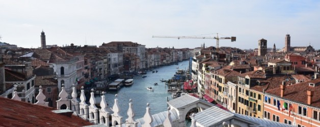 terrasse de la Fondaco dei Tedeschi  à Venise