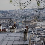 Montmartre vue sur Paris:
